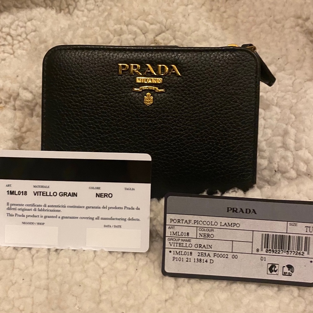 Prada Small Saffiano Leather Wallet